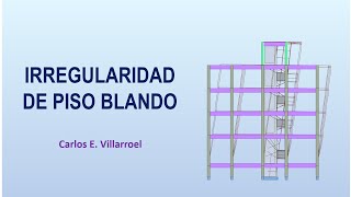 ROBOT STRUCTURAL  TUTORIAL 43 Irregularidad de piso blando Soft storey in building [upl. by Eybba]