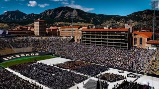 CU Boulder 2022 Commencement Time Lapse [upl. by Vaclav]