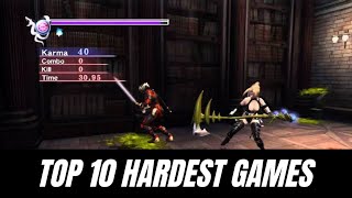 Top 10 Hardest Games of all time [upl. by Evie]