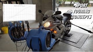 Honda CBR 600F4i Stock Dyno Test [upl. by Solange10]