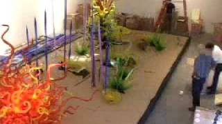 Time lapse video of Dale Chihuly install [upl. by Adnarom]