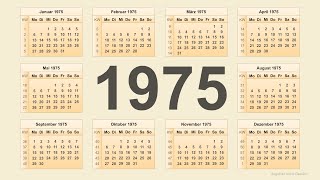 Kalender 1975 [upl. by Obie]