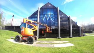 Create visual impact with Contra Vision® Perforated Window Film  WRC Plc Building Wrap [upl. by Martens]