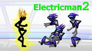 SUPER SAIYAN STICKMAN  Electric Man 2 [upl. by Eekram835]