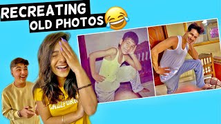 RECREATING OLD PHOTOS Challenge Part 2  Rimorav Vlogs [upl. by Fishback395]