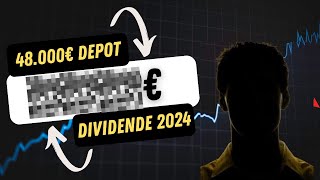 So viel Dividende zahlt mir mein 48000€ Portfolio 2024  Dividendenausblick als 24 jähriger Beamter [upl. by Lilybelle]