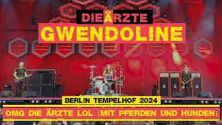 Die Ärzte  Gwendoline 22082024 Berlin Tempelhof [upl. by Eimmot433]