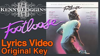 Kenny Loggins  Footloose Lyrics Video [upl. by Angelique496]