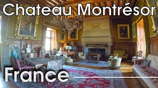 Chateau de Montrésor France  Virtual Walk in 4K [upl. by Ramberg]