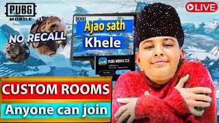 Ajao sath khele  Custom rooms PUBG mobile [upl. by Ahtibbat]