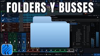 Cómo Crear Folders y Enlazarlos A Un Mix Bus En Studio One 7 [upl. by Siouxie372]