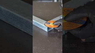 Amazing cutting trick for 90 degree joints cuttingskills metal shorts [upl. by Aidnyl]