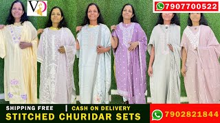 STITCHED CHURIDAR SETonlineshopping churidar KU23VITARA DESIGN KOTHAMANGALAMPARTY WEAR CHURIDAR [upl. by Wolgast]