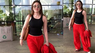 Shefali Jariwala Spotted At Airport [upl. by Enived]