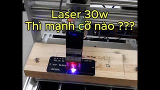 Laser Diode 30W thì mạnh cỡ nào [upl. by Adiela]