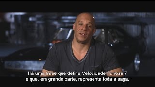 quotVelocidade Furiosa 7quot  Bastidores Portugal  HD [upl. by Nosila864]