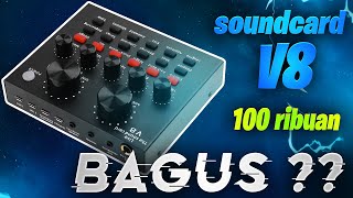 Review Jujur Soundcard V8  Beneran Bagus atau AbalAbal [upl. by Fachan]