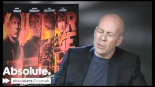 Die Hard 5 Bruce Willis spills the beans [upl. by Oiralednac]