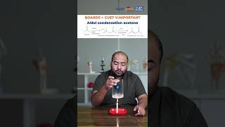 Aldol Condensation का Explanation with an Experiment By Rahi Sir  Aldol Reaction shorts [upl. by Herm]