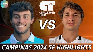 Tristan Boyer vs Camilo Ugo Carabelli  Campinas 2024 SF  Highlights [upl. by Haelat32]