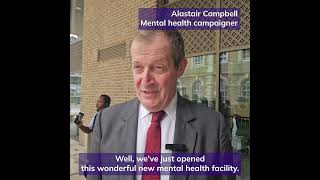 Alastair Campbell speaks about new Highgate East Mental Health Hospital [upl. by Sibylle]