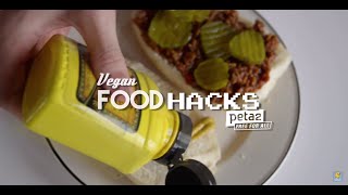 Easy Vegan Food Hacks Part Two [upl. by Sivram]