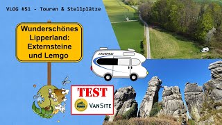 Vorstellung VANSITE Externsteine Lipperland und Lemgo Drohnenflug und tolle Ausflüge – VLOG 51 [upl. by Alegnave107]