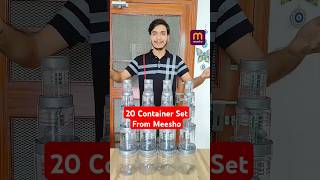 20 Container Set Maine Liye Meesho Se  kitchen container set meeshofinds [upl. by Yecaw]