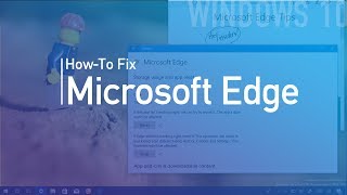 How to repair or reset Microsoft Edge to fix any issues on Windows 10 [upl. by Jamin]