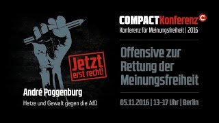 COMPACTKonferenz 2016 André Poggenburgs Rede [upl. by Burleigh]