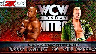 WILL OSPREY VS BOBBY LASHLEY 2K23 Simulation Match [upl. by Schaper]