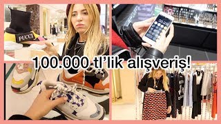 BİR GÜNDE 100000 TL HARCAMAK GUCCİ SEPHORA DIOR [upl. by Wardle377]