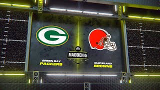 Madden NFL 24  Green Bay Packers vs Cleveland Browns  Week 1 Preseason 202425  PS5 Gameplay [upl. by Sidalg]