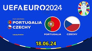 PORTUGALIA  CZECHY UEFA EURO 2024 Mecz Grupowy 180624  FC 24 [upl. by Duester552]