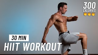 30 MIN FULL BODY HIIT Workout for Beginners  No Equipment At Home [upl. by Namref]