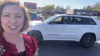 White and black Jeep Grand Cherokee [upl. by Anyad604]