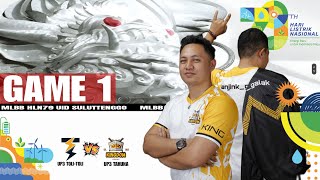 UP3 ToliToli vs KINGDOM Tahuna  MLBB HLN79 UID Suluttenggo  Game 1  MLBBHLN79 [upl. by Louisette]