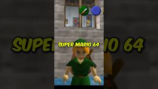 🎨 CUADROS de SUPER MARIO 64 en OCARINA OF TIME shorts [upl. by Sigvard810]