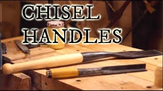 TREADLE LATHE CHISEL HANDLES [upl. by Mackenzie747]