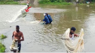 Amazing River Fish Catching  village fishing part 1 [upl. by Nidla621]