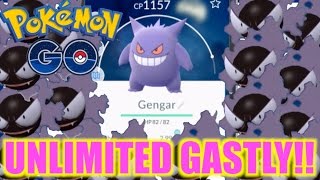 HOW TO GET GENGAR EASY POKEMON GO GASTLY NESTS [upl. by Sharp]