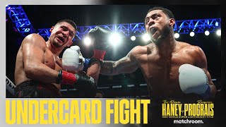 Amari Jones vs Quilisto Madera Full Fight Haney Vs Prograis Undercard [upl. by Acinat246]