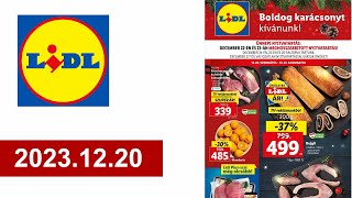 Lidl újság 20231220  akciós újság [upl. by Vassar962]