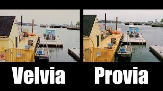 PROVIA 100 VS VELVIA 100  Slide Film Comparison [upl. by Onid]