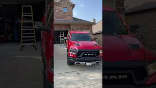 Light Bar and Chase Rack Install on a 2022 Ram 1500 Rebel How’s it look [upl. by Yatnohs]