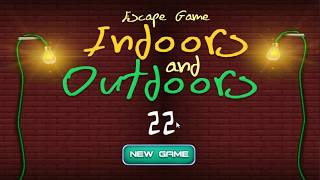 Escape Game Indoors And Outdoors 22 WalkThrough  FirstEscapeGames [upl. by Nivrac]