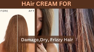 Hair Cream For Frizzy Hair At Home  Frizzy Hair TreatmentHow to Fix Frizz Hair At home [upl. by Nerat]