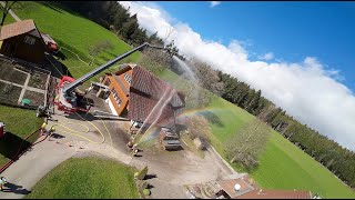 Feuerwehr Grosswangen im Einsatz 🚒🪓 🇨🇭 Firefighters in Action [upl. by Cressler494]