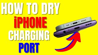 How to Dry iPhone Charging Port 2024 [upl. by Nivrad166]