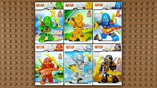 LEGO Ninjago Jungle Robes Minifigures knockoff YG 76061 [upl. by Rosel]